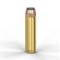 Magtech 500 S&amp;W 400 Grain Semi Jacketed Soft Point Flat Brass Cased Pistol Ammunition