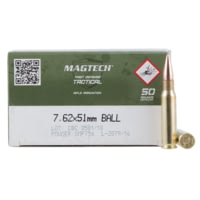 Magtech 7.62X51 M80 147 Grain Ball Brass Cased Rifle Ammunition