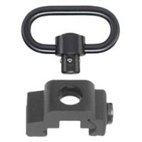 Global Military Gear QD Weaver/Picatinny Sling Swivel, Black