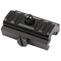 Global Military Gear Aluminum Harris Bipod Adapter, Black