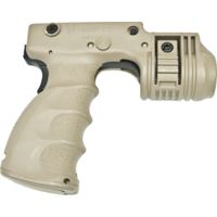 FAB Defense Tactical Ergonomic Foregrip and 1&quot; Flashlight Adapter w/ Rear Activation Switch