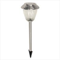 Malibu Brushed Nickel Solar Walk Light - 8 Pk