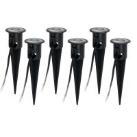 Malibu LED Cast Aluminum Deck Lights 6pk