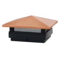 Malibu LED Real Copper and Cast Iron Post Cap Light