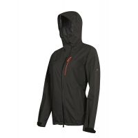 Mammut Crea Jacket - Women's-Graphite/Neon Orange-Small