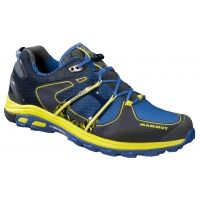Mammut MTR 201 Pro Low Trail Running Shoe-Men's-US 9.5-Dark Cyan/Sunglow