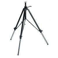 Manfrotto Bogen Geared Vid. Trpd. Bl.w/rubber Feet, Retractable Metal Spikes 117B