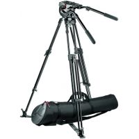 Manfrotto Bogen 516 Pro Fluid Vid. Head and 350MVB,Trpd. and 165MV Spreader and MBAB120P 516-350MVB