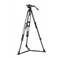 Manfrotto Nitrotech N12 Video Head w/ Twin Leg Tripod Ground Spreader