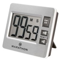Marathon 100 Minute Stainless Steel Timer w/Magnetic Clip