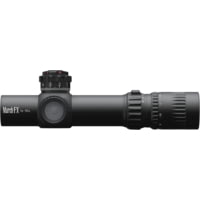 March Scopes Shorty 1-10x24mm Riflescope With Shuriken Lockable Turrets, 34mm Tube, Dual FFP+SFP