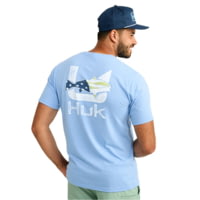 HUK Performance Fishing Huk Fish Flag Short Sleeve Shirt Marolina Blue S 2AB58FEB