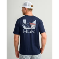 HUK Performance Fishing Huk Fish Flag Short Sleeve Shirt Naval Academy S EE17CEBA
