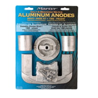 Martyr CMBRAVO1KITA Aluminum Anode Kit For Mercury Bravo I, 1988 Present