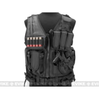 Matrix Special Force Cross Draw Tactical Vests w/Built In Holster & Mag ...