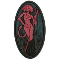 Maxpedition Devil Girl Morale Patch, 1.7x3in