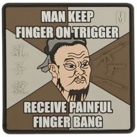 Maxpedition Finger Bang PVC Morale Patch