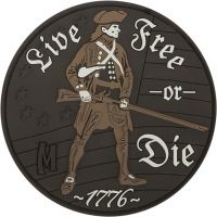 Maxpedition Live Free or Die PVC Morale Patch