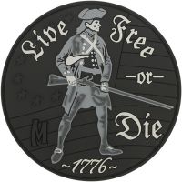 Maxpedition Live Free or Die PVC Morale Patch