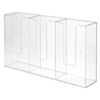MCR Safety Acrylic Disposable Glove Dispenser w/Three Slots