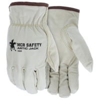 MCR Safety Artic Jack Leather Drivers Insulated Work Gloves, Premium Grain Pigskin Leather, Thermosock Lined and Keystone Thumb