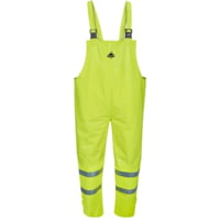 MCR Safety Big Jake PVC/Nomex Flame Resistant Rain Pant, ANSI Class E Hi-Vis Standard, HRC2/CAT2 with ARC Rating ATPV 8.9 cal/cm2.