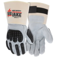 MCR Safety Big Jake Ultimate Protection Premium A+ Side Leather Palm Work Gloves