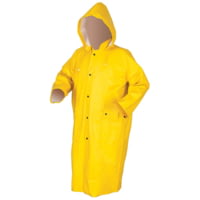 MCR Safety Commodore Series 2 Piece Waterproof Raincoat, PVC/Non-Woven Poly/Nylon, Detachable Hood