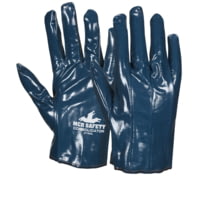 MCR Safety Consolidator Work Gloves, Cut and Sewn Glove Pattern, Premium Full Nitrile Coating, Soft and Comfortable Interlock Liner