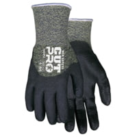 MCR Safety Cut Pro 10 Gauge Kevlar/Steel Shell Cut Resistant Work Gloves, HPT Coated Palm and Fingertips
