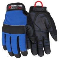 MCR Safety Cut Pro Mechanics Gloves, Reinforced PVC Coated Synthetic Leather Palm, Insulated, DuPont Kevlar Lined