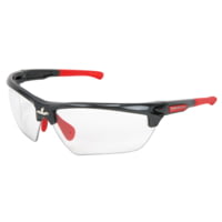 MCR Safety Dominator DM3 Series MAX6 Lenses Anti-Fog Safety Glasses, Adjustable Wire Core Temples and Nose Piece