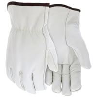 MCR Safety Leather Drivers Insulated Work Gloves, CV Grade Cow Grain with Shirred Elastic Back, Insulated with Thinsulate Liner, Straight Thumb