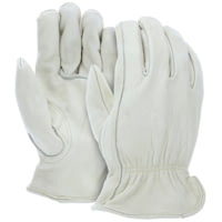 MCR Safety Leather Drivers Work Gloves, CV Grade Grain Cow, Keystone Thumb