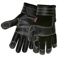 MCR Safety Mechanics Gloves, Deerskin Back with Grain Cow Palm and Palm Patches, Sewn with DuPont Kevlar Thread