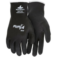 MCR Safety Ninja BNF Work Gloves, 15 Gauge Nylon/Spandex Shell, NFT Fully Coated