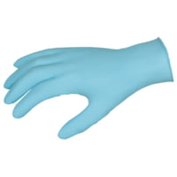 MCR Safety NitriShield Disposable Nitrile Gloves, Powder Free Industrial Food Service Grade, 9in Length, 3 mil in Thickness