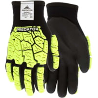 MCR Safety Predator Insulated Mechanics Hi-Visibility Impact Resistant Work Gloves