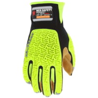 MCR Safety Predator Impact Mechanics Sasquatch Leather Palm Work Gloves