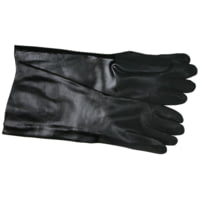 MCR Safety PVC Coated Work Gloves, Double Dipped with Sandy PVC, Soft Interlock Lining, 18in Length