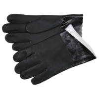 MCR Safety PVC Coated Work Gloves, Double Dipped with Sandy PVC, Soft Jersey Lining, 10in Length