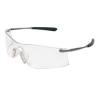 MCR Safety Rubicon T4 Series Safety Glasses with Lens UV-AF Anti-Fog Coating Curved Frameless Lens Design