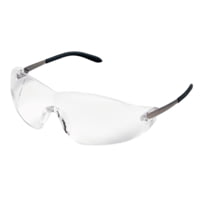 MCR Safety S22 Series Safety Glasses with UV-AF Lens, Soft Non-Slip Temple, Smaller Lens Design