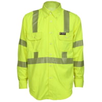 MCR Safety Summit Breeze Class 3 Flame Resistant Shirt, 5.5oz Inherent Blend, Long Sleeve with Vented Underarms and Back, CAT 2 - Men's