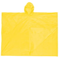 MCR Safety Poncho Disp Pvc 1PLY Yellow O40