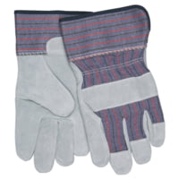 MCR Safety Split Leather Palm Work Gloves, Insulated, Lined with Thermosock, B Grade Shoulder Leather, 2.5in Rubberized Safety Cuff