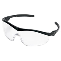 MCR Safety ST1 Series Safety Glasses with UV-AF Anti-Fog Lens Coating, Non-slip Temple Grips