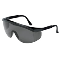 MCR Safety Stratos Black Frame Grey Lens SS112