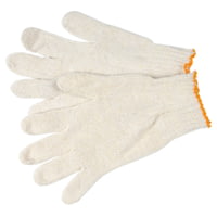 MCR Safety String Knit Work Gloves, 7 Gauge Regular Weight, 70% Cotton 30% Polyester, Hemmed Cuff