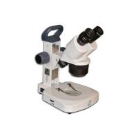 Meiji Techno LED Binocular Turret Stereo Rechargeable Microscope